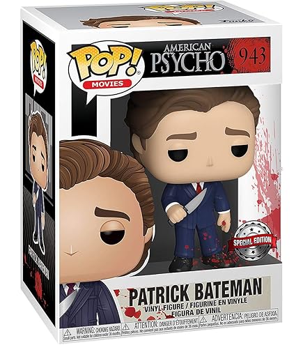 Amazon.com: Funko POP! Movies American Psycho Patrick Bateman 3.75